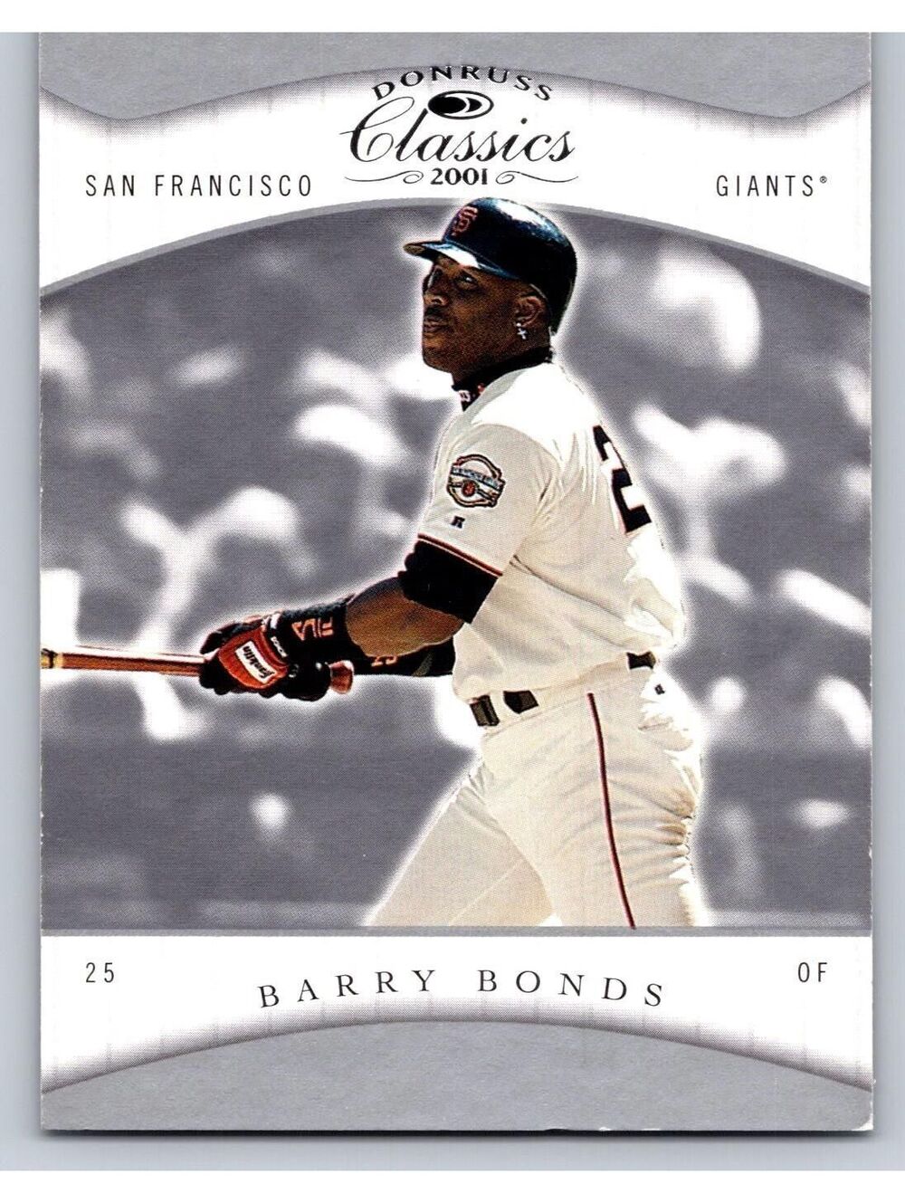 2001 Donruss Classics #2 Barry Bonds Timeless Tributes Baseball Card